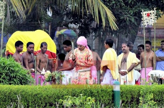 Tripura tribals all set for Ker Puja to thwart evil spirits Tripura tribals all set for Ker Puja to thwart evil spirits